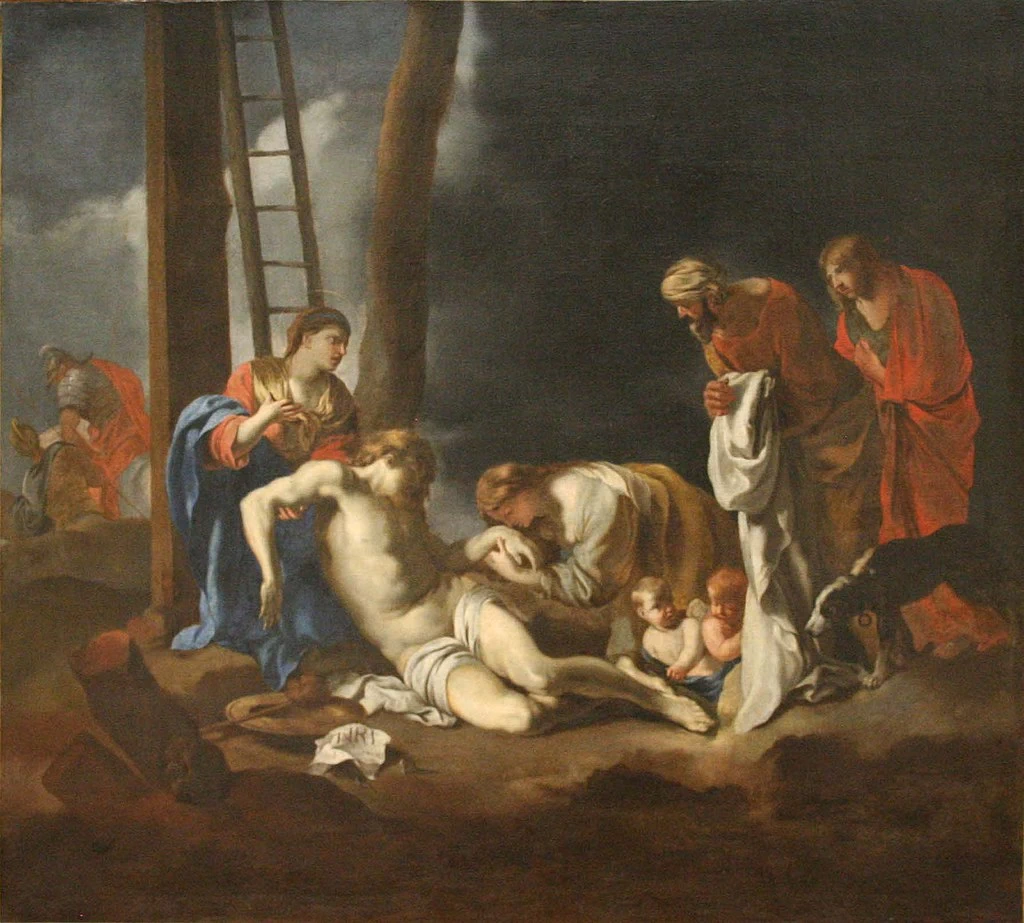 Discesa dalla croce - dettaglio